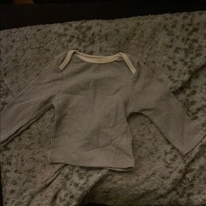 Kids Gray Long Sleeve Shirt